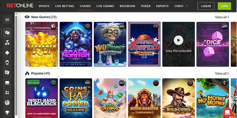 casino online game betting slots